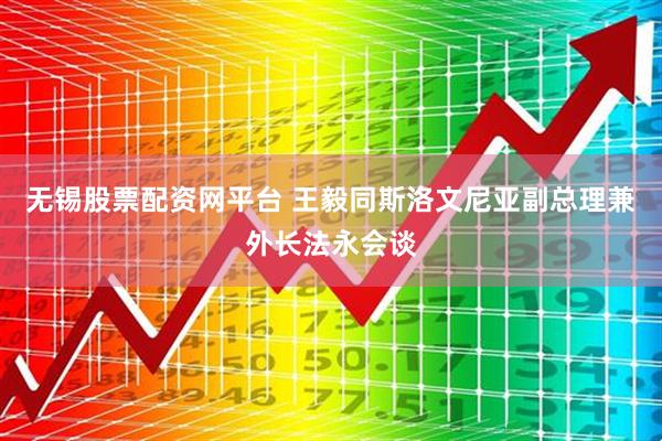 无锡股票配资网平台 王毅同斯洛文尼亚副总理兼外长法永会谈