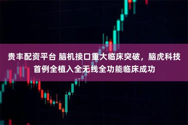 贵丰配资平台 脑机接口重大临床突破，脑虎科技首例全植入全无线全功能临床成功